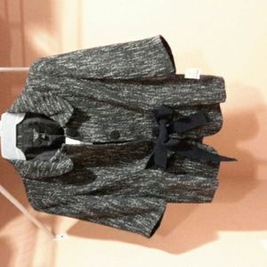 Talbots Black/white Twead Jacket Size 2 Petite NWT